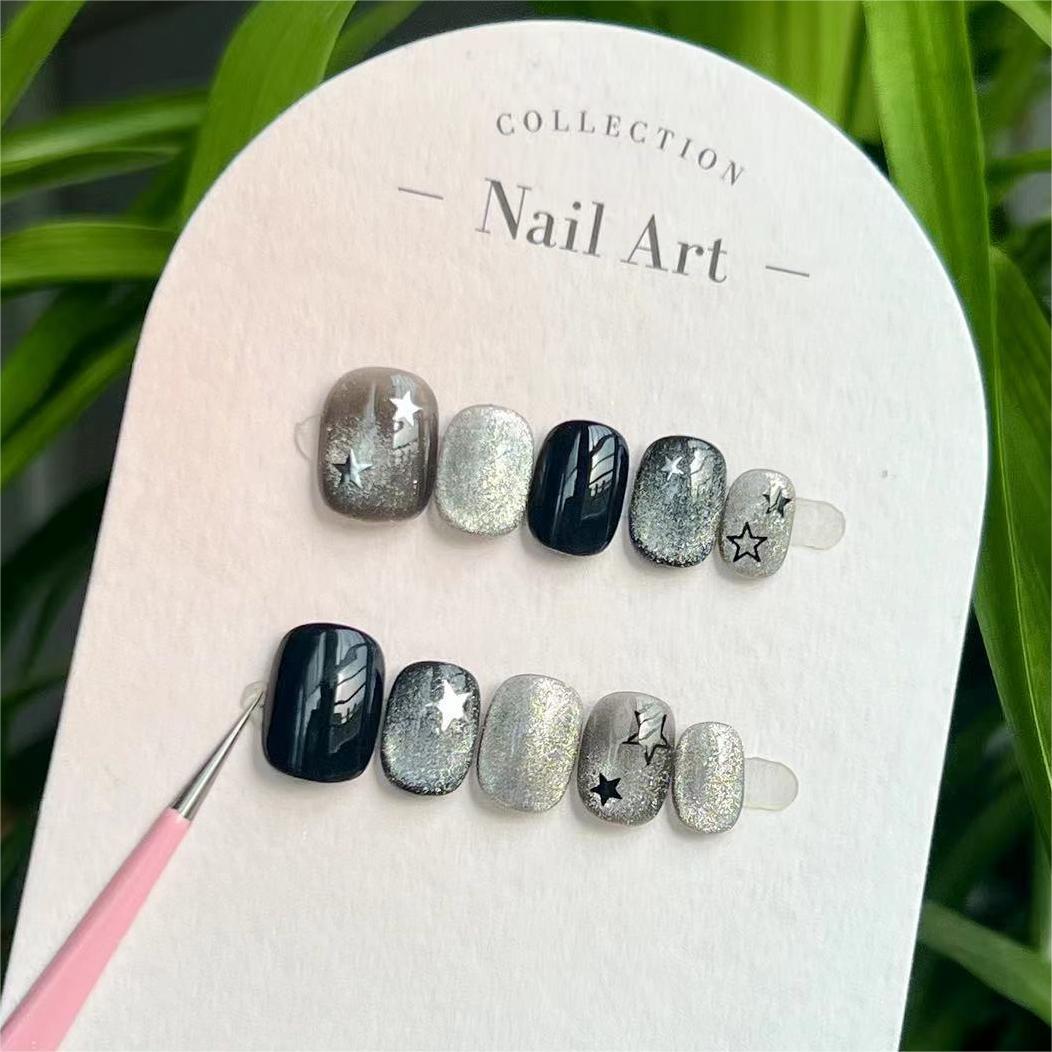 0968- Handmade press on nails