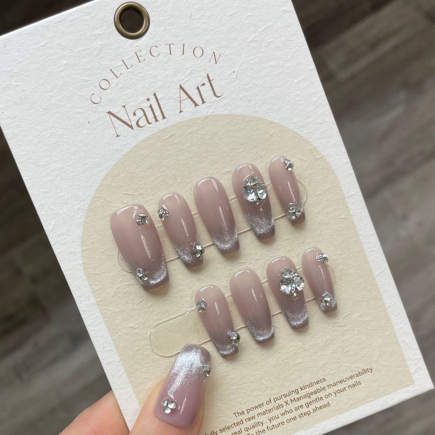 1022- Handmade press on nails