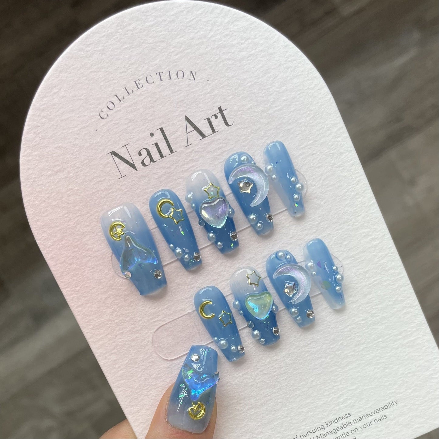 0938- Handmade press on nails