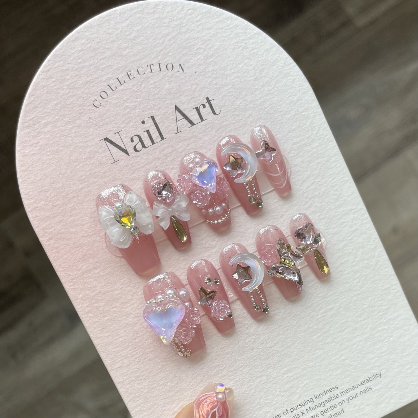 1022- Handmade press on nails