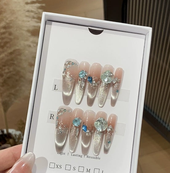 1033- Handmade press on nails