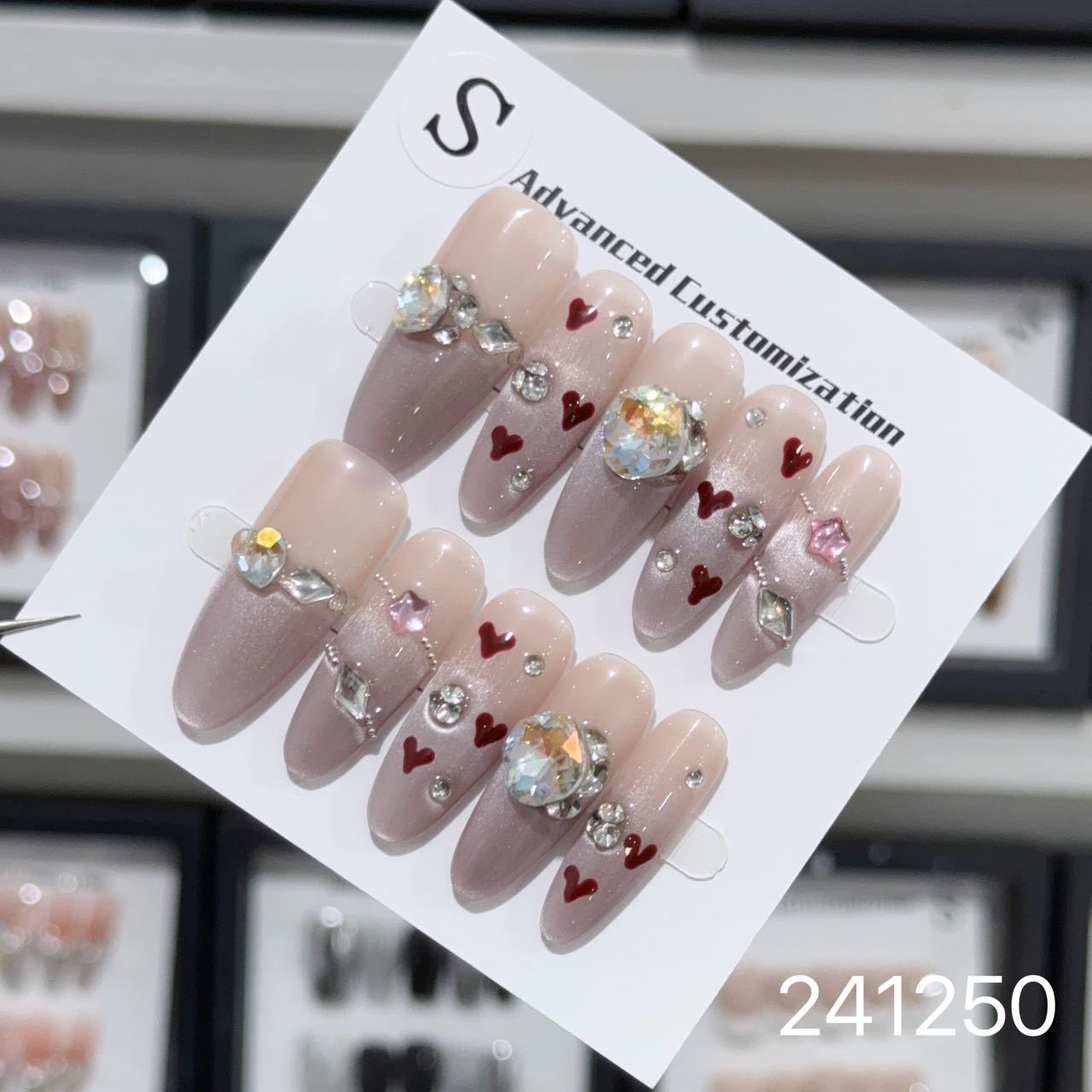 1028- Handmade press on nails