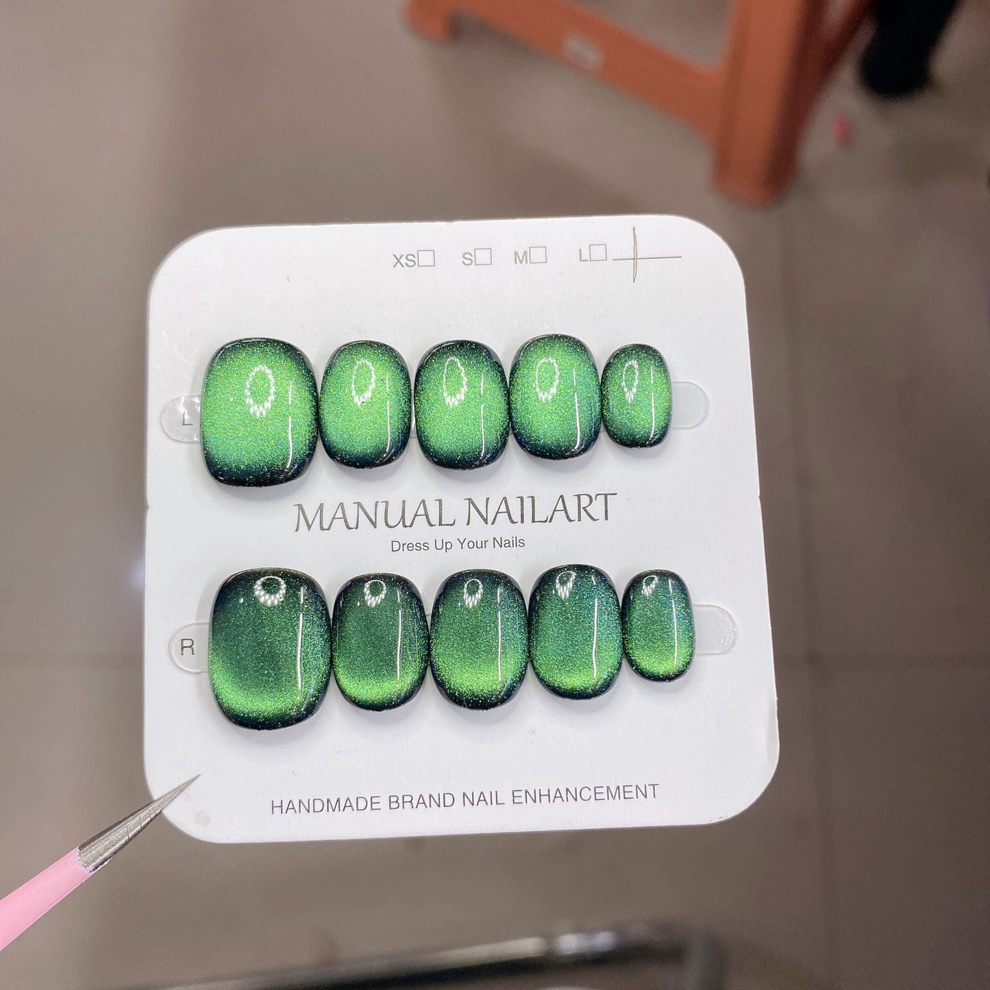 1027- Handmade press on nails