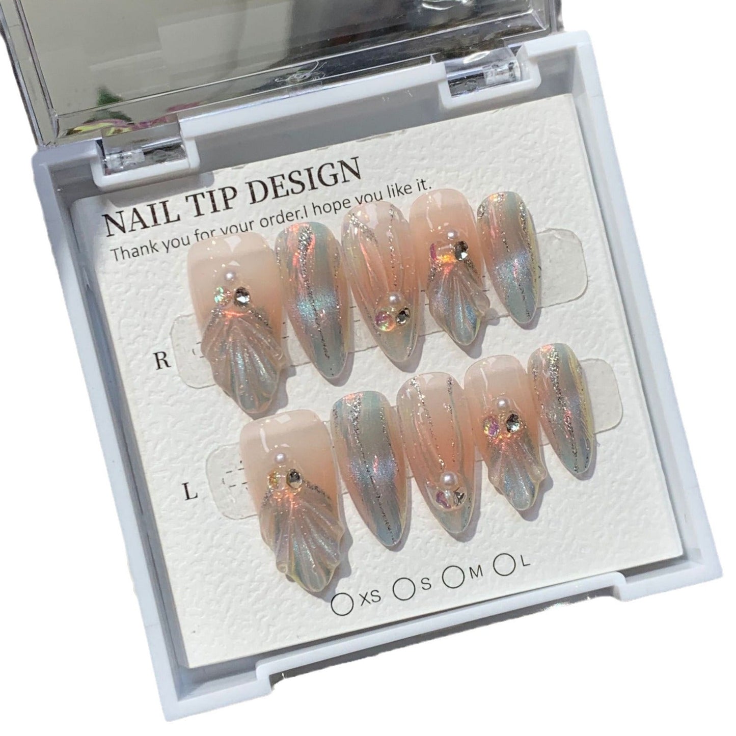 0996- Handmade press on nails