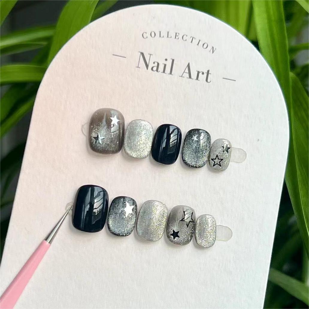 0968- Handmade press on nails