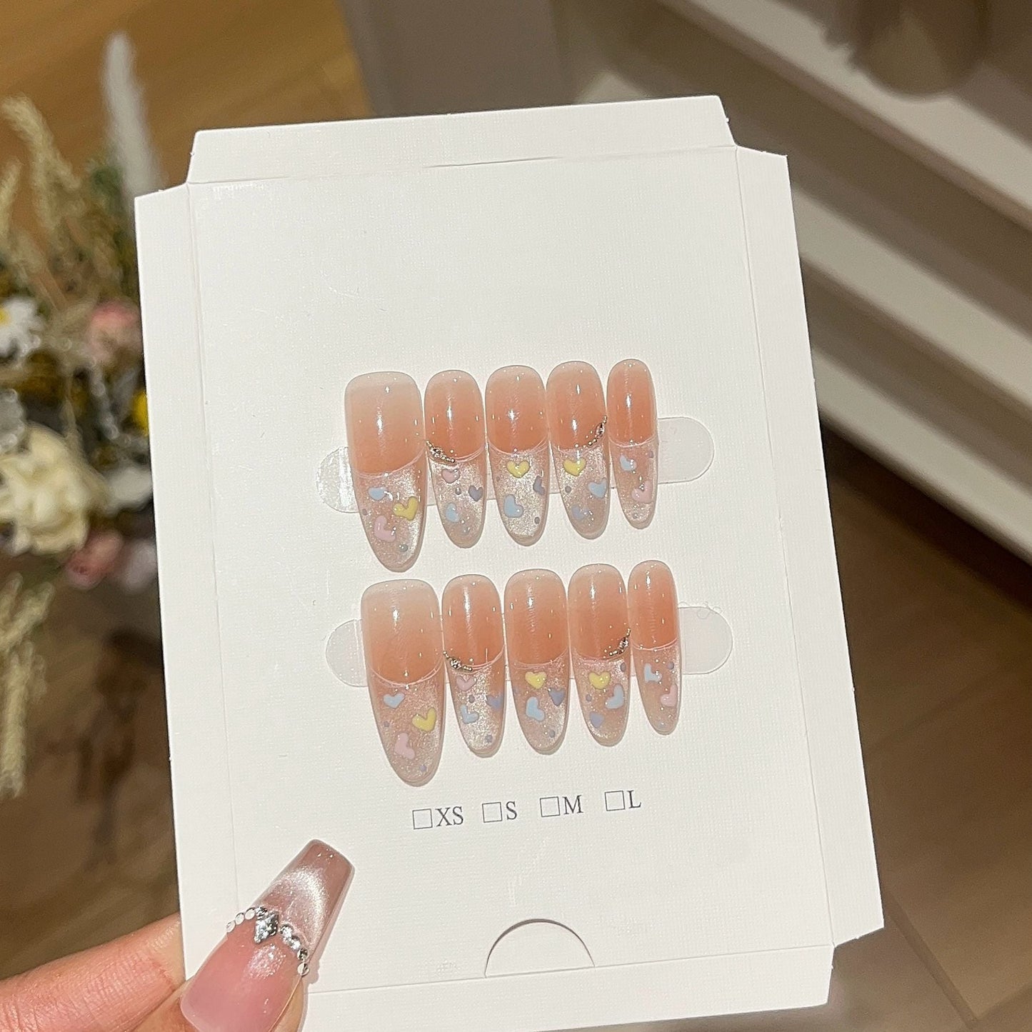 0995- Handmade press on nails