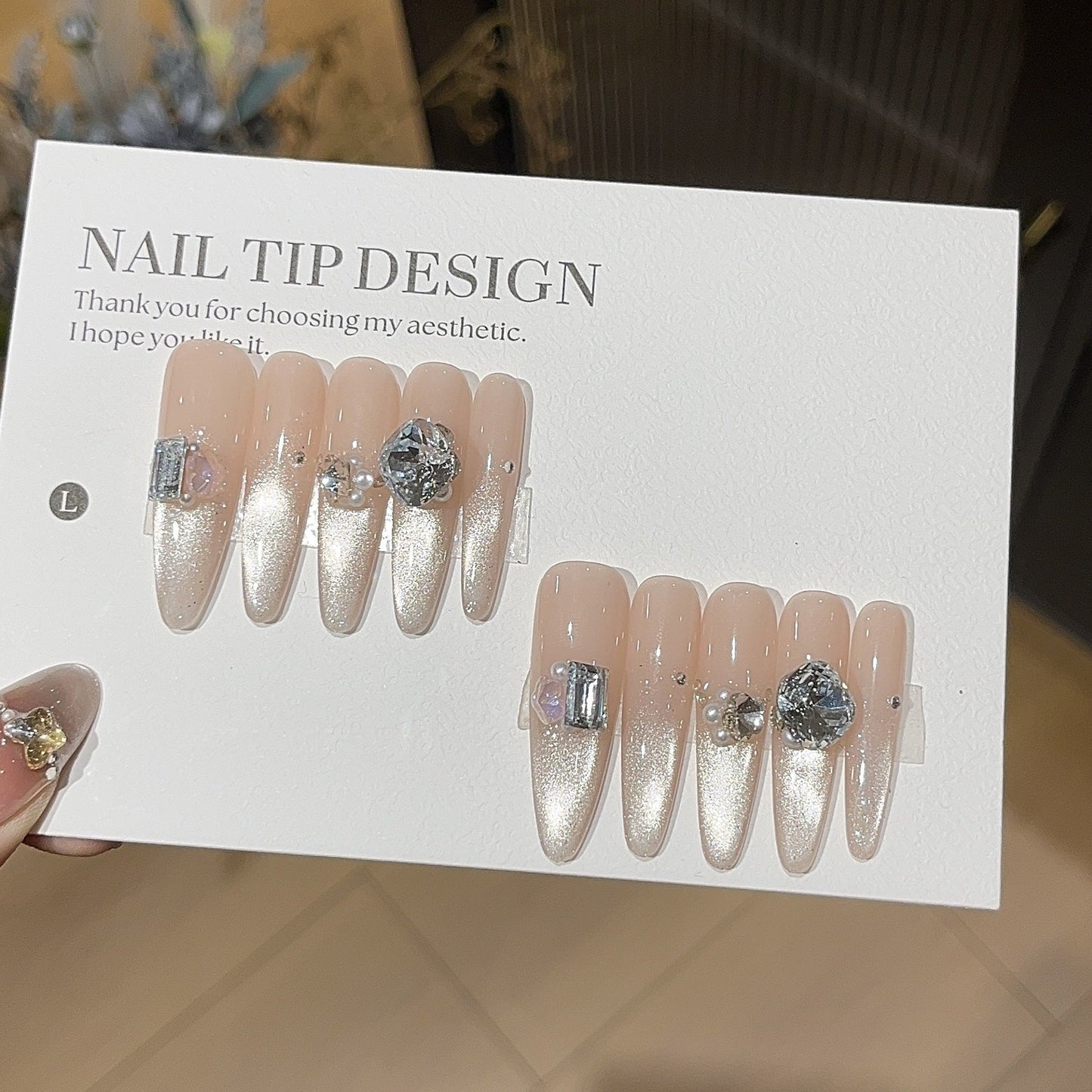 1033- Handmade press on nails