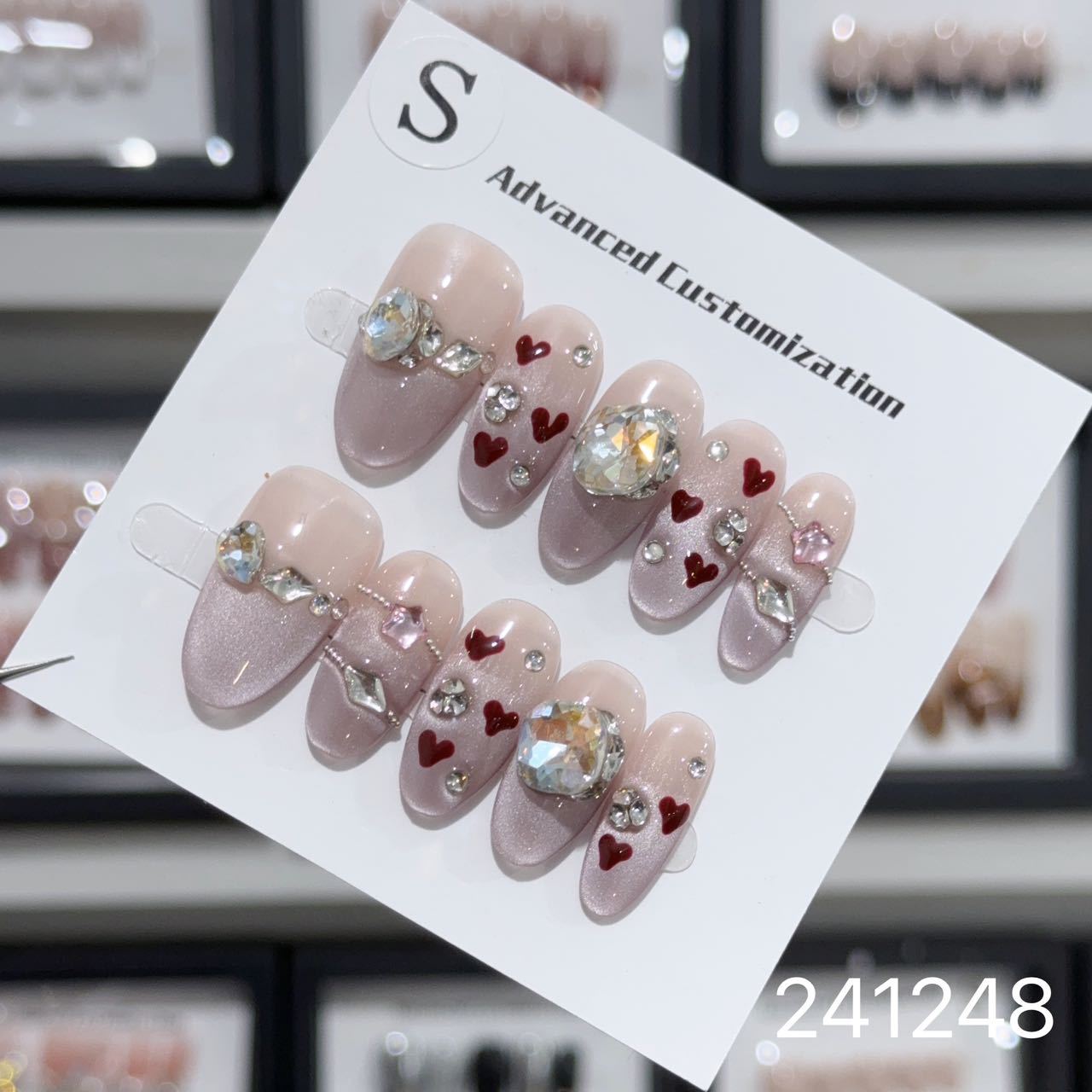 1030- Handmade press on nails