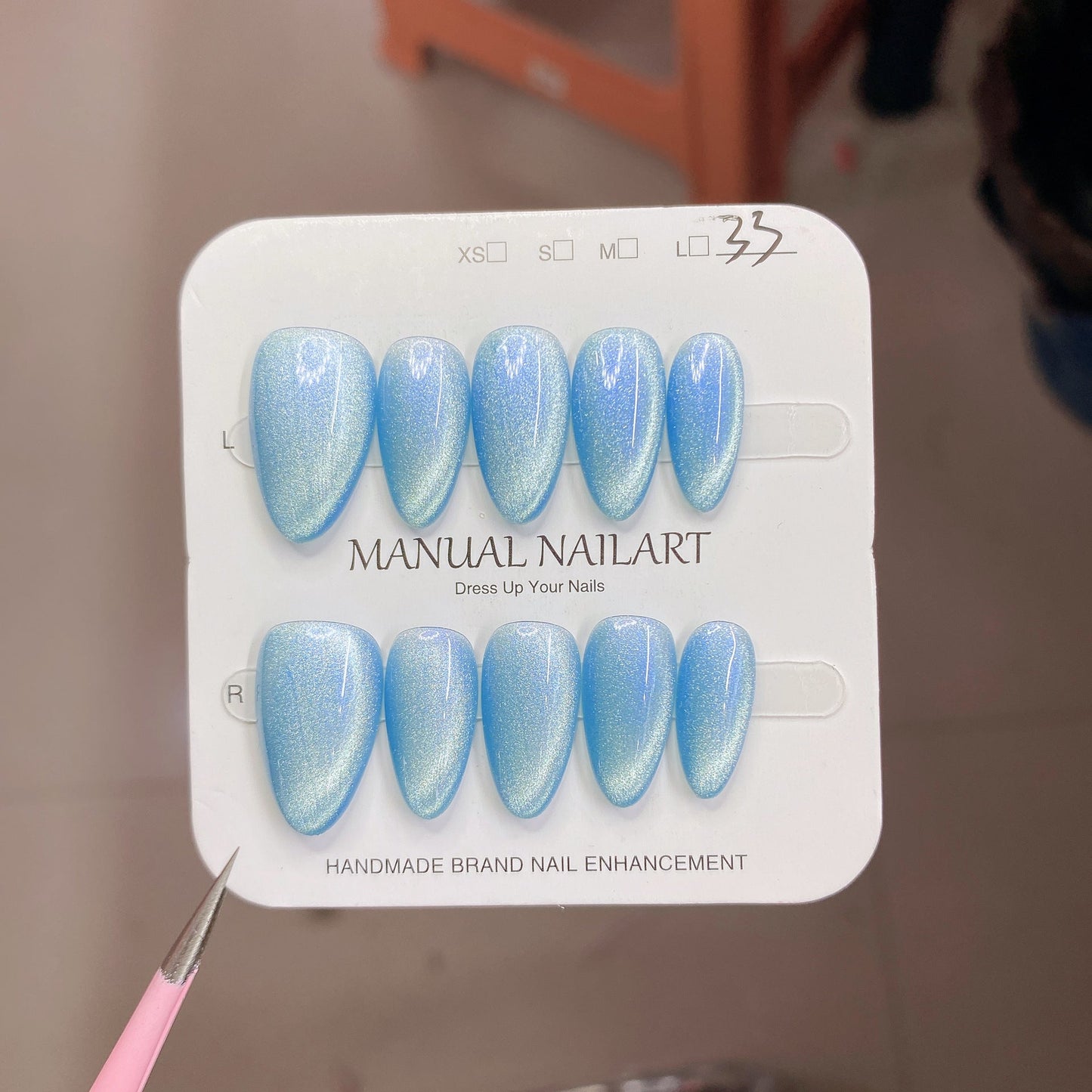 1026- Handmade press on nails