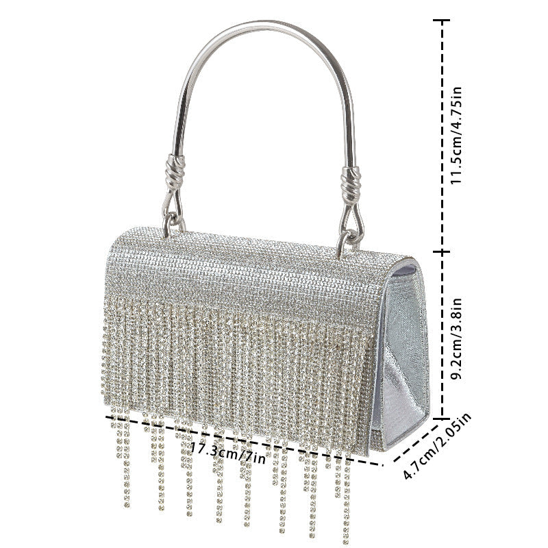 GlitteringTassel Rhinestone Purse