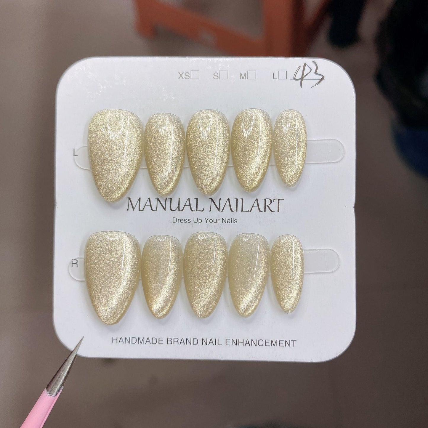 0965- Handmade press on nails