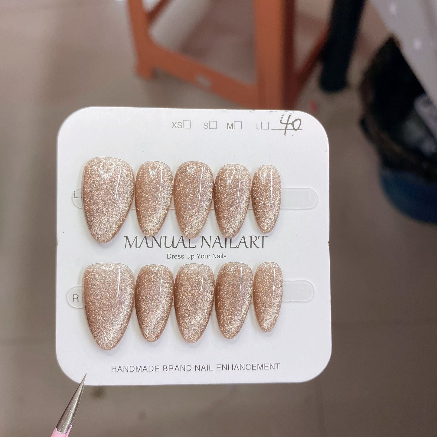 1026- Handmade press on nails