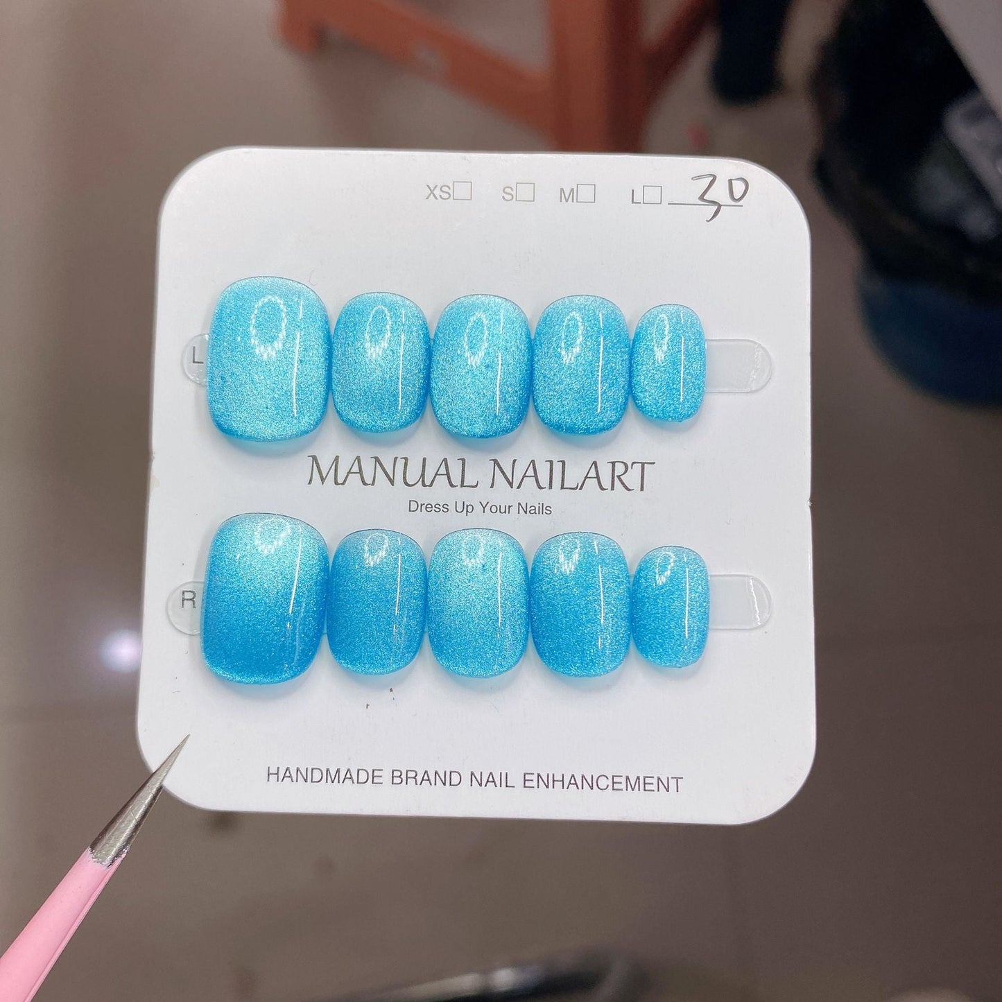 1027- Handmade press on nails