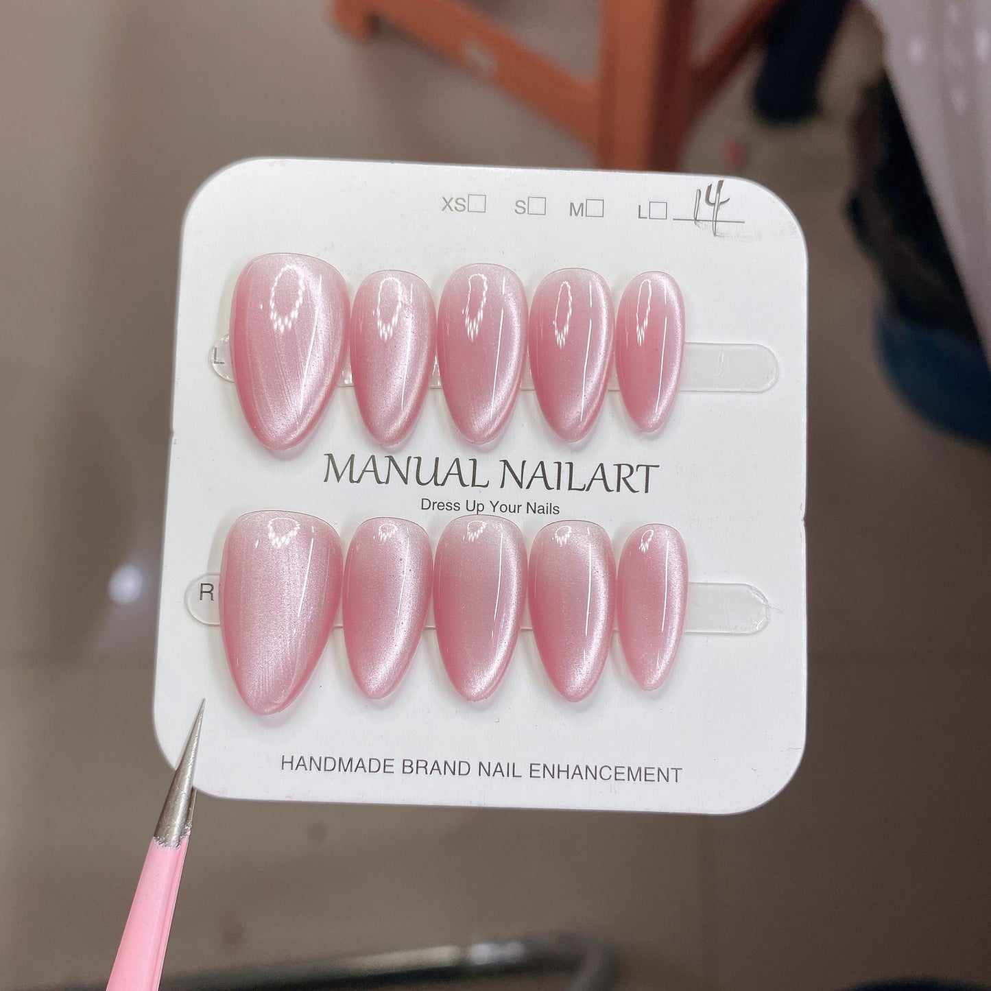 1027- Handmade press on nails