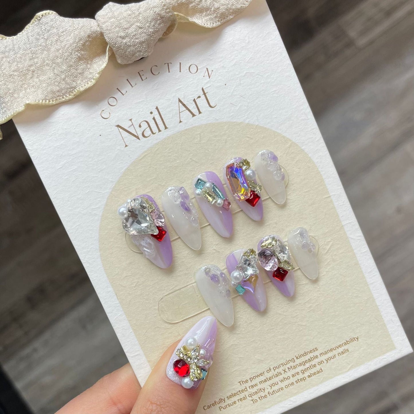 1024- Handmade press on nail