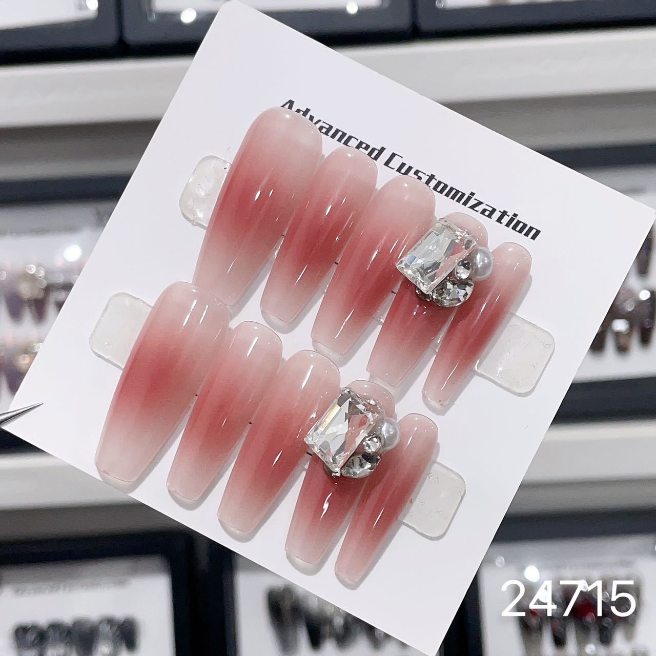 0967- Handmade press on nails