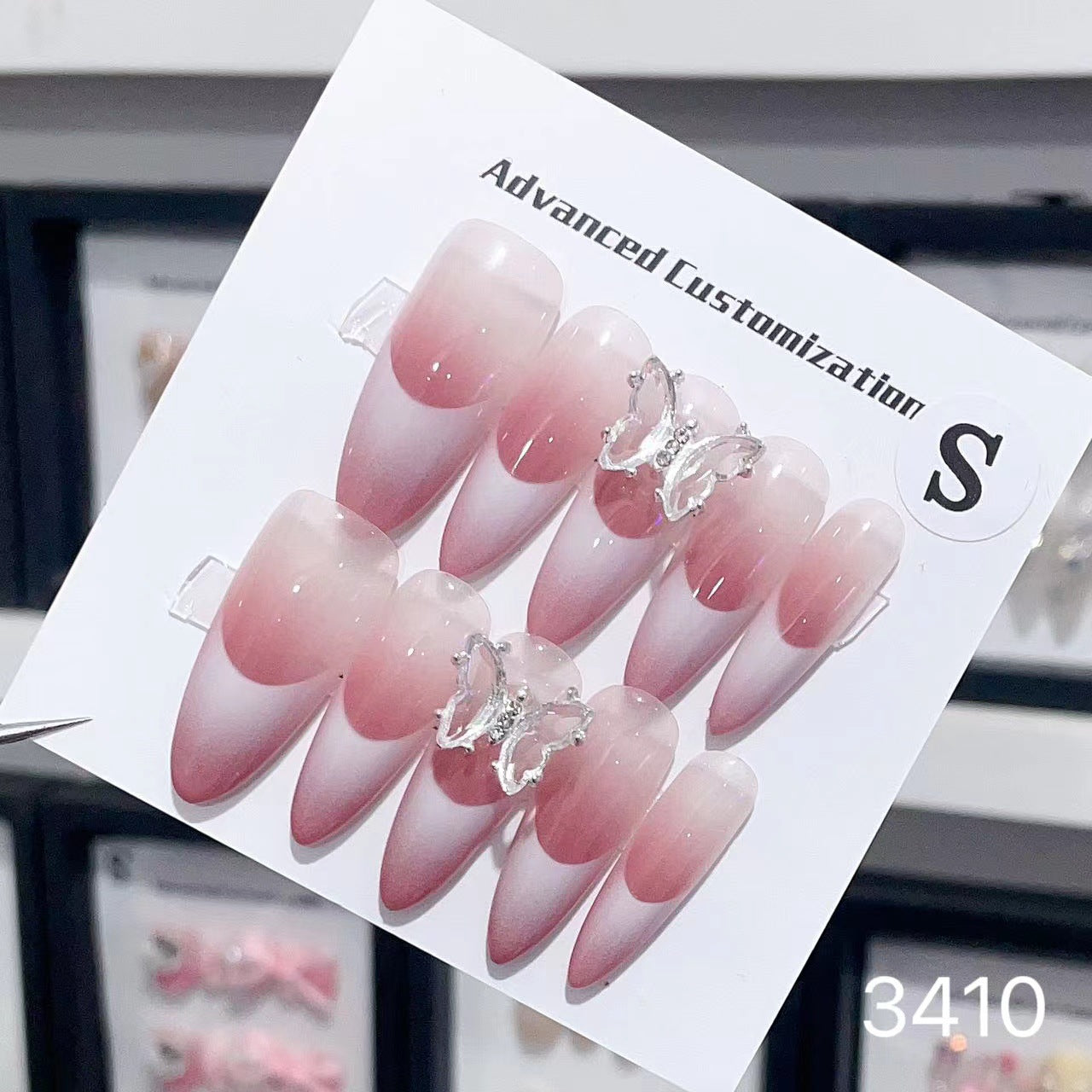 0962- Handmade press on nails