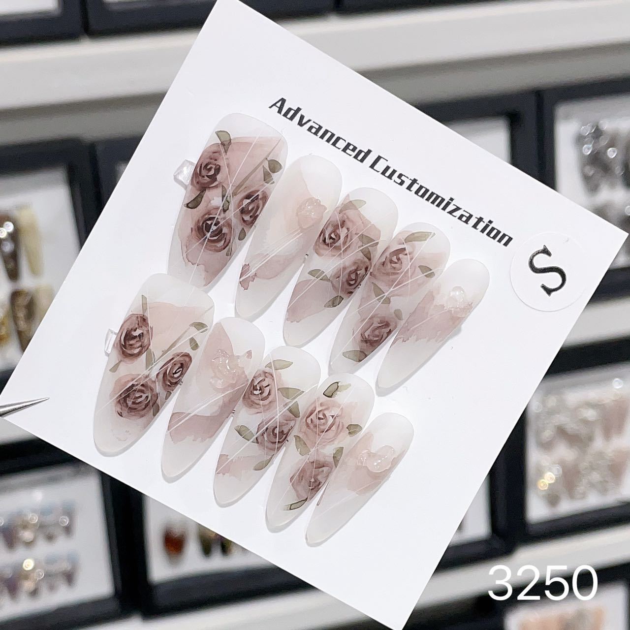 1025- Handmade press on nails