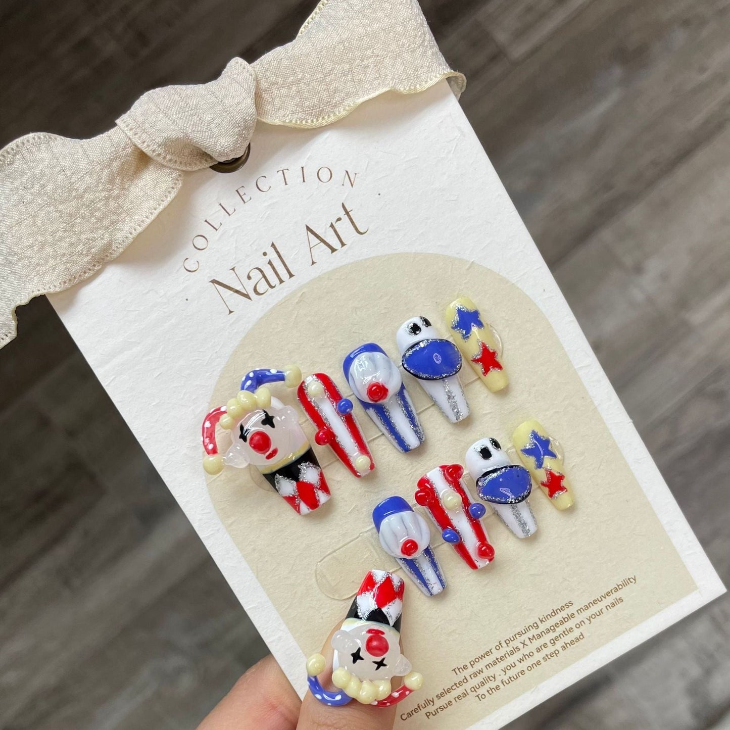 1024- Handmade press on nail