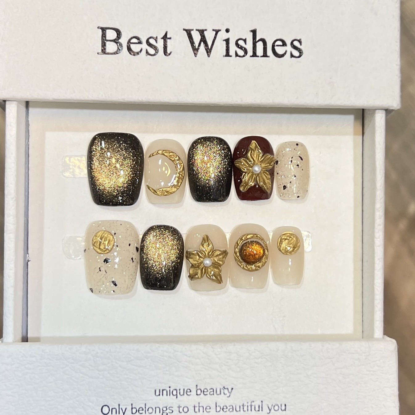 0969- Handmade press on nails