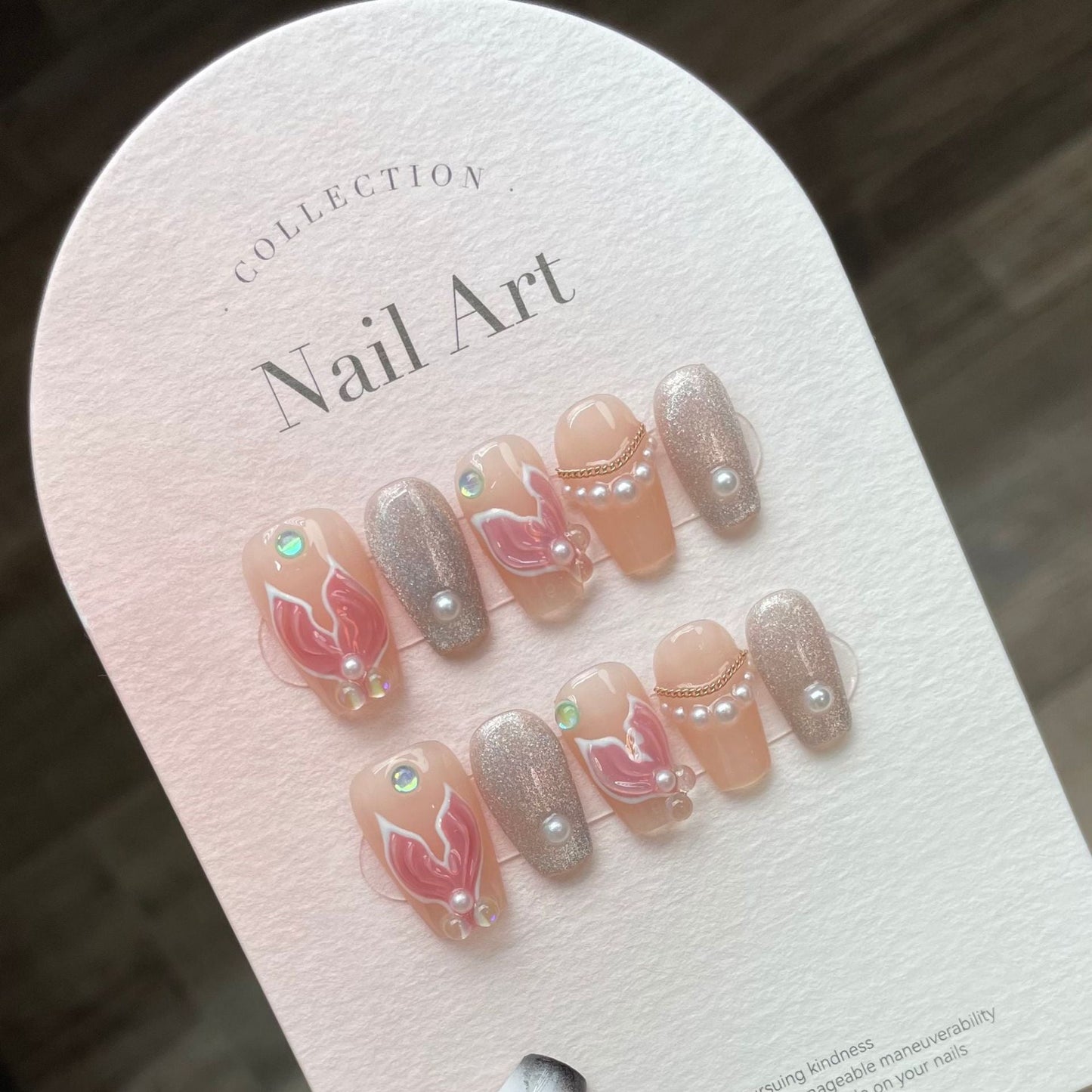 0938- Handmade press on nails