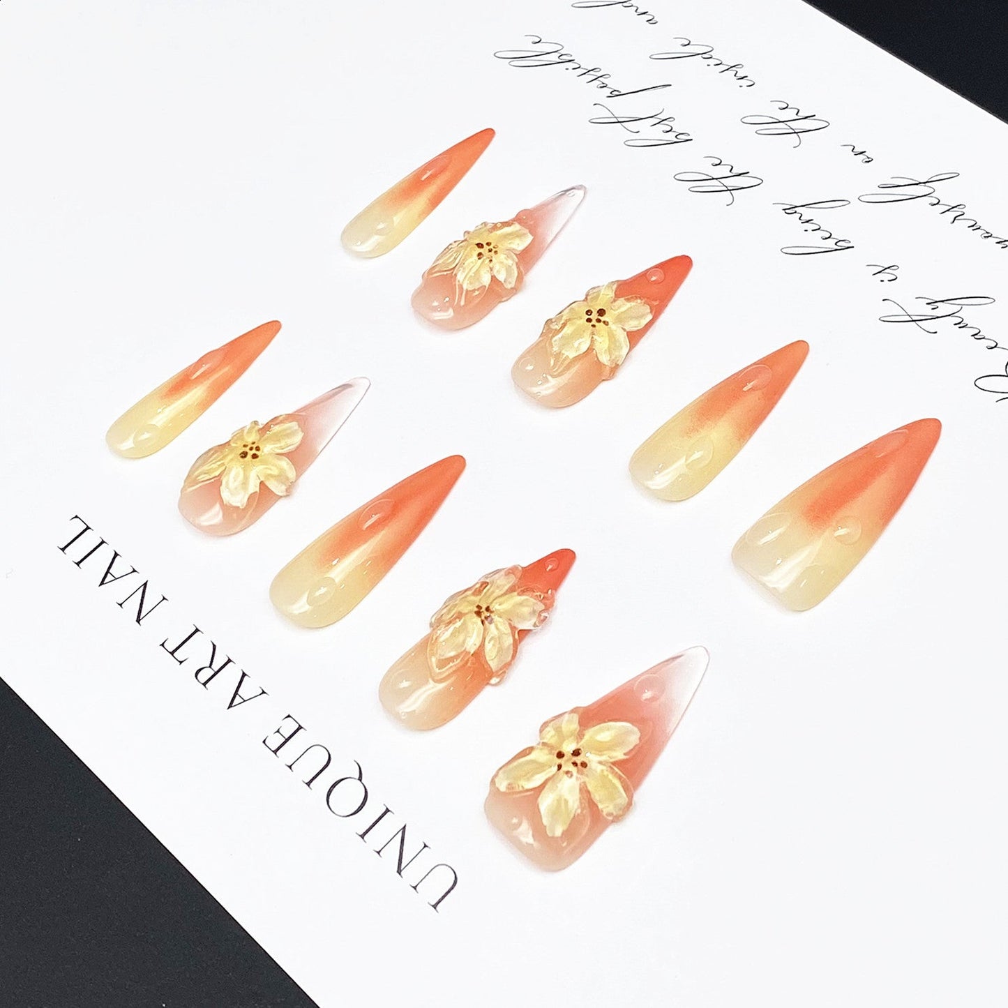 0979- Handmade press on nails