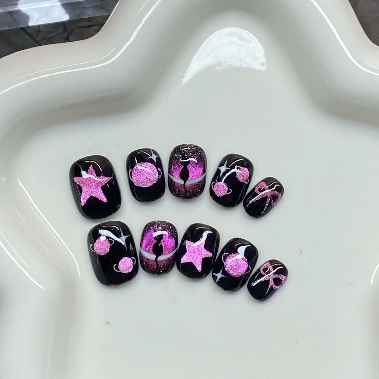 1005- Handmade press on nails