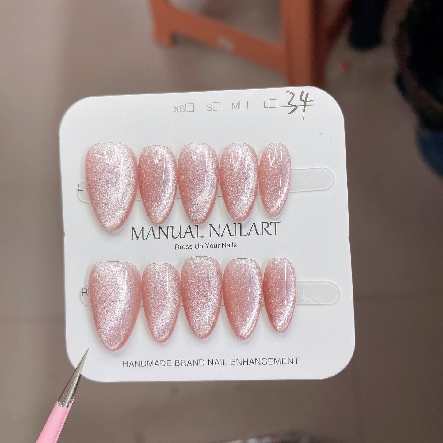 1027- Handmade press on nails