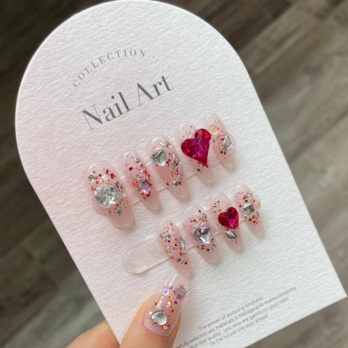 1022- Handmade press on nails