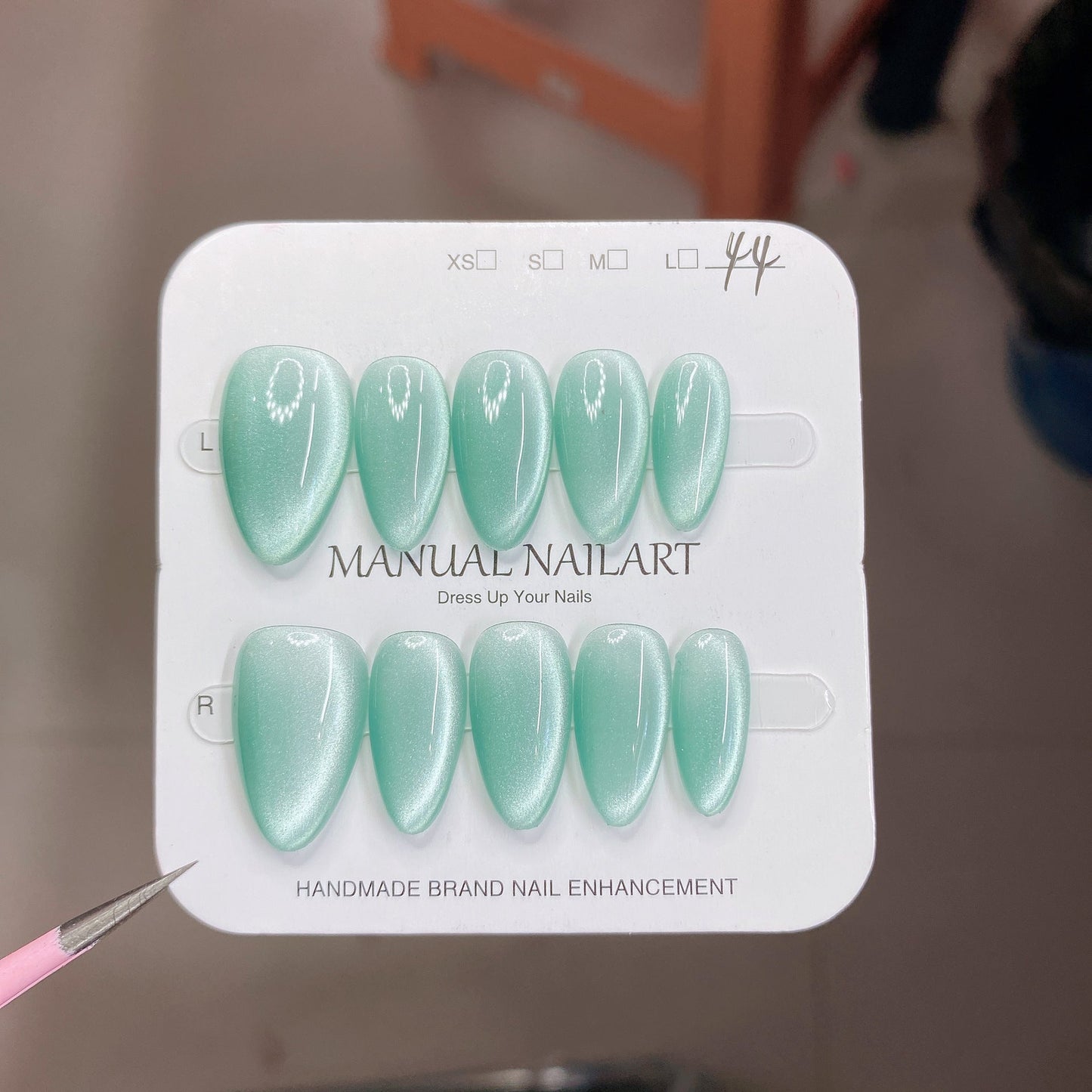 1027- Handmade press on nails