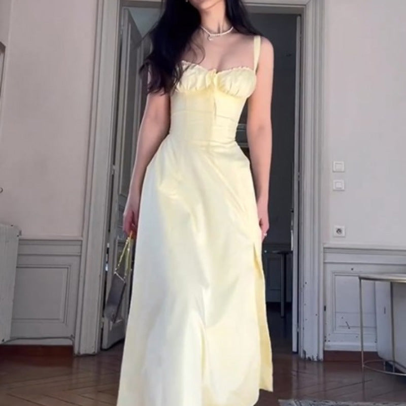 Floral Square Neck Sexy Split Swing Spring Dress Off Shoulder Flower Print Sexy Dress