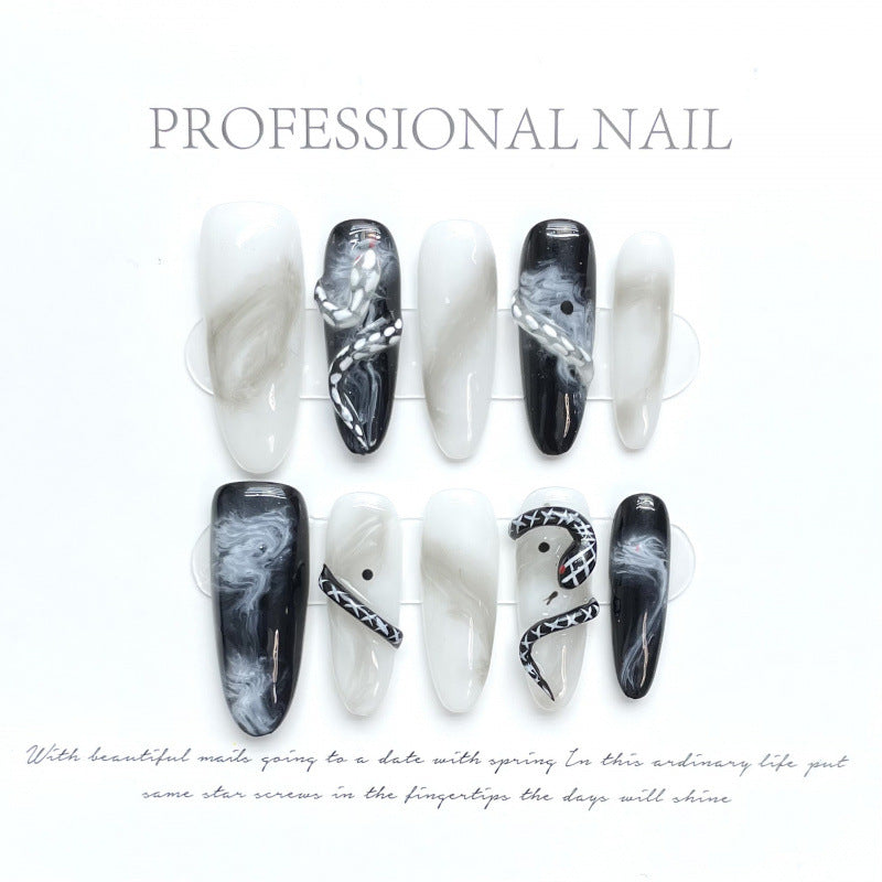 0937- Handmade press on nails