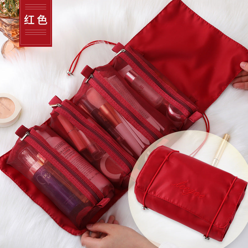 Four-in-one cosmetic bag