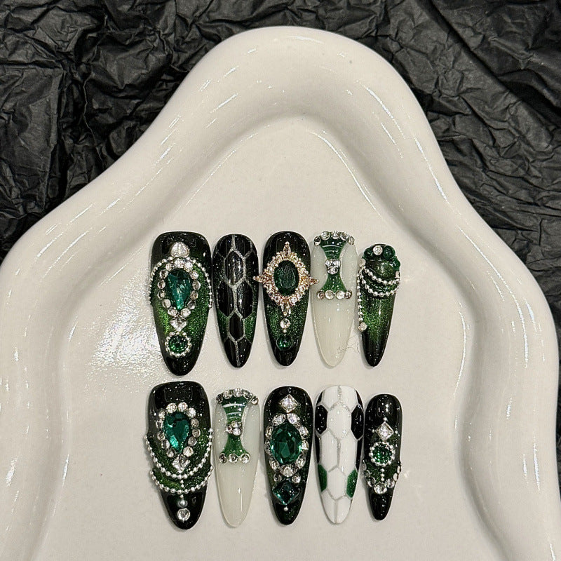 0937- Handmade press on nails