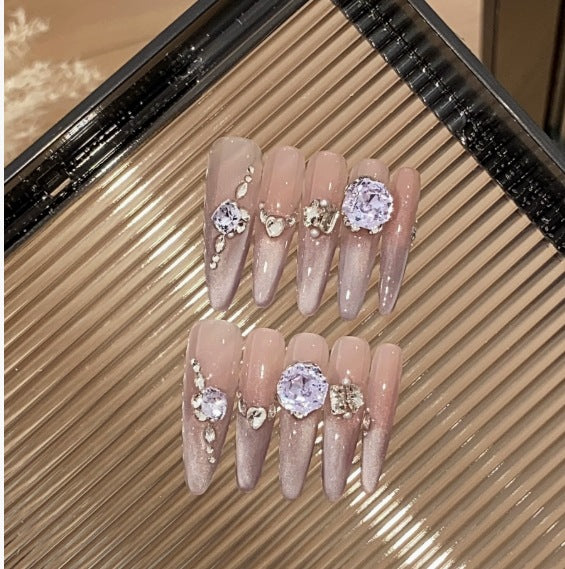 0995- Handmade press on nails