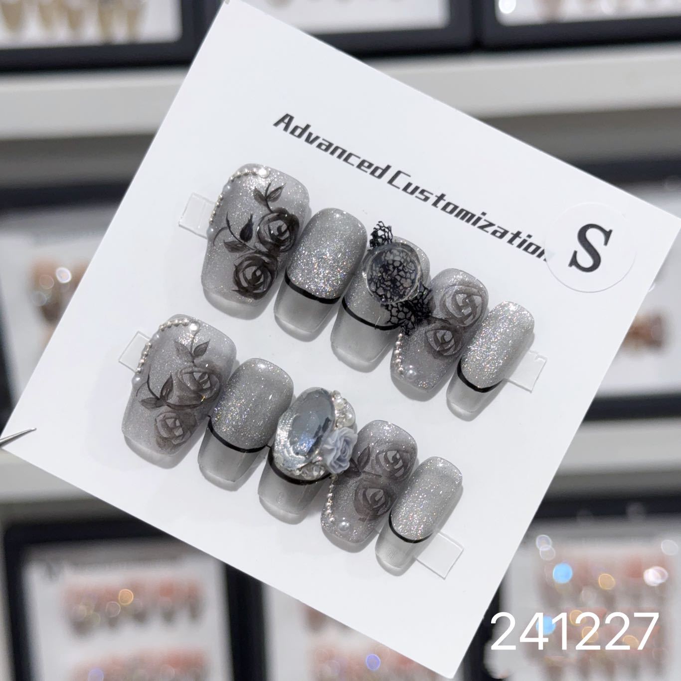 1028- Handmade press on nails