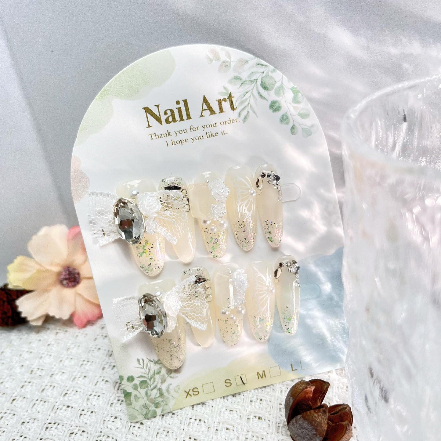 1032- Handmade press on nails