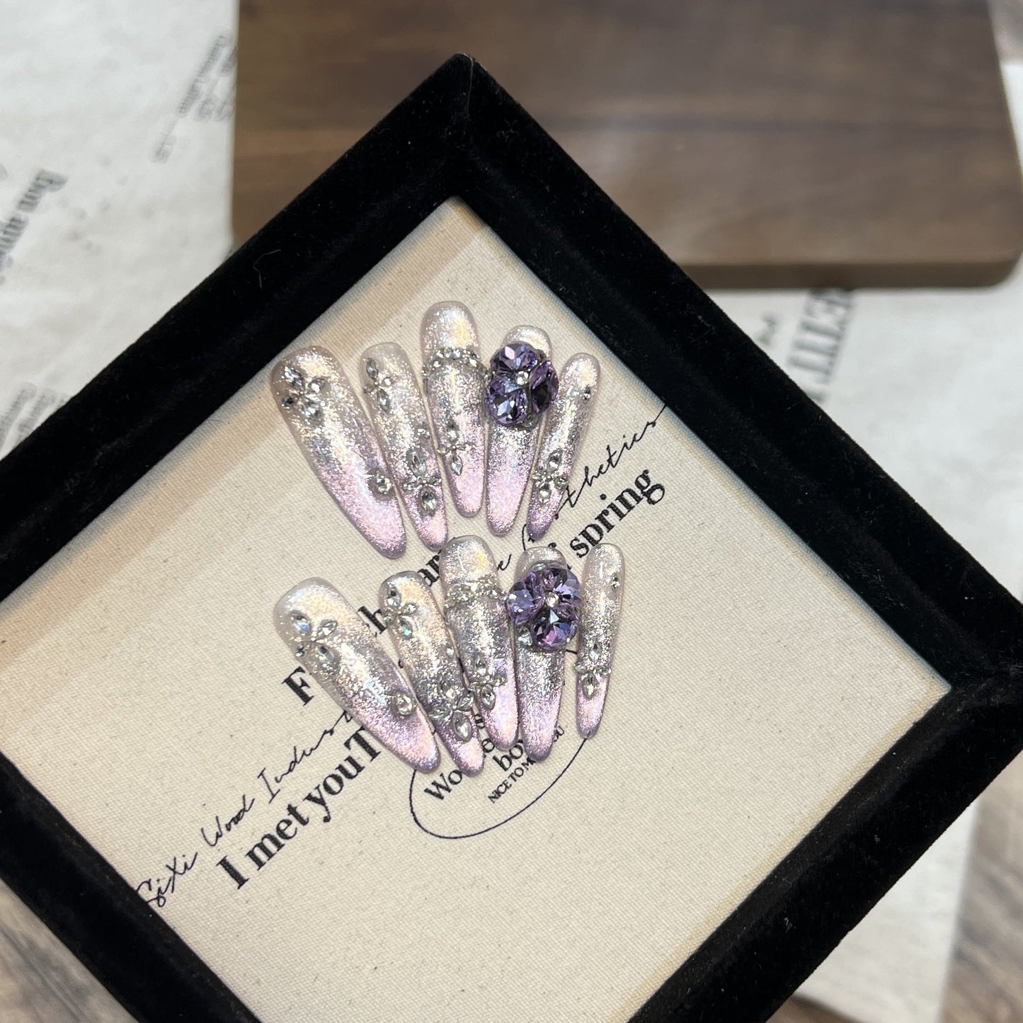 0991- Handmade press on nails