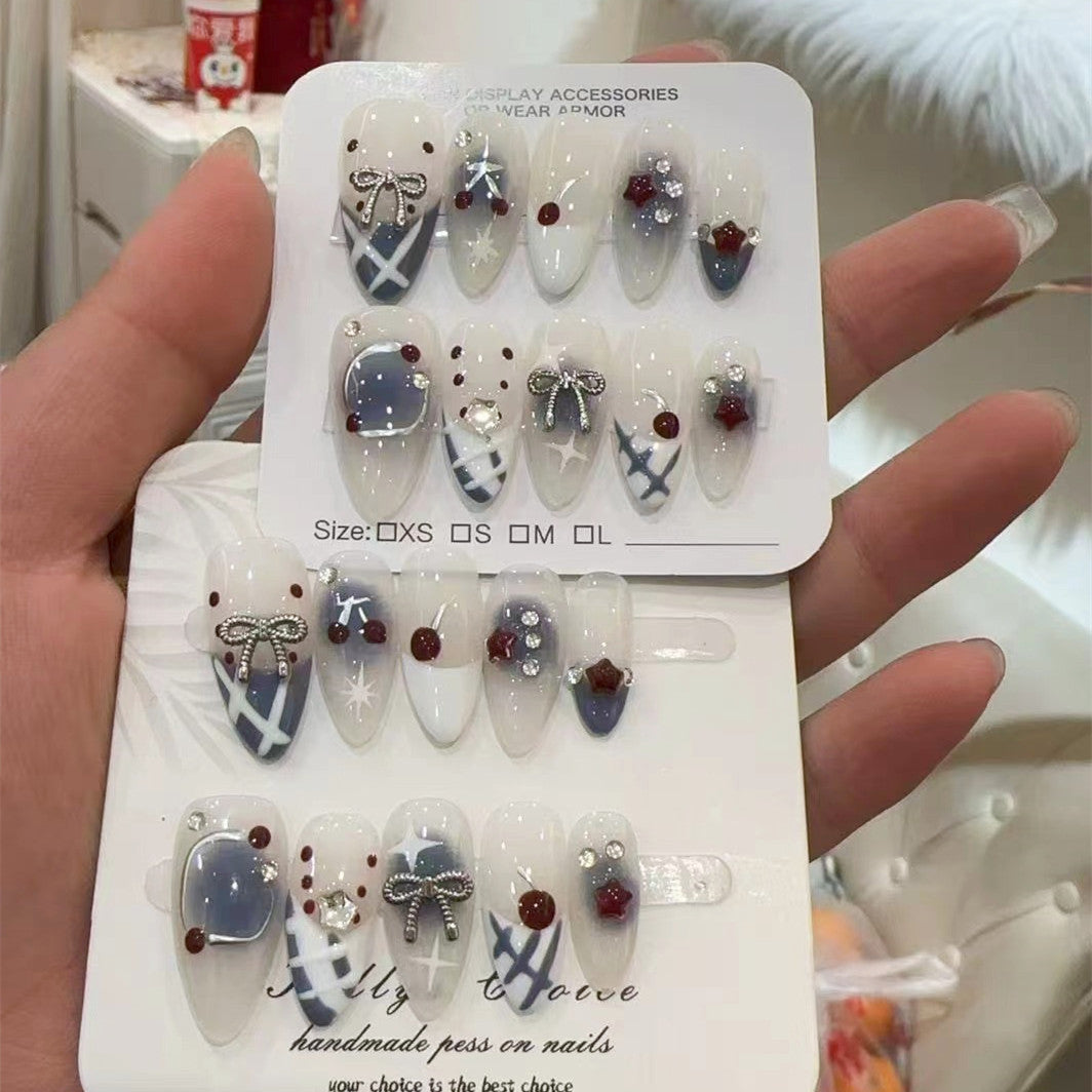 0949- Handmade press on nails