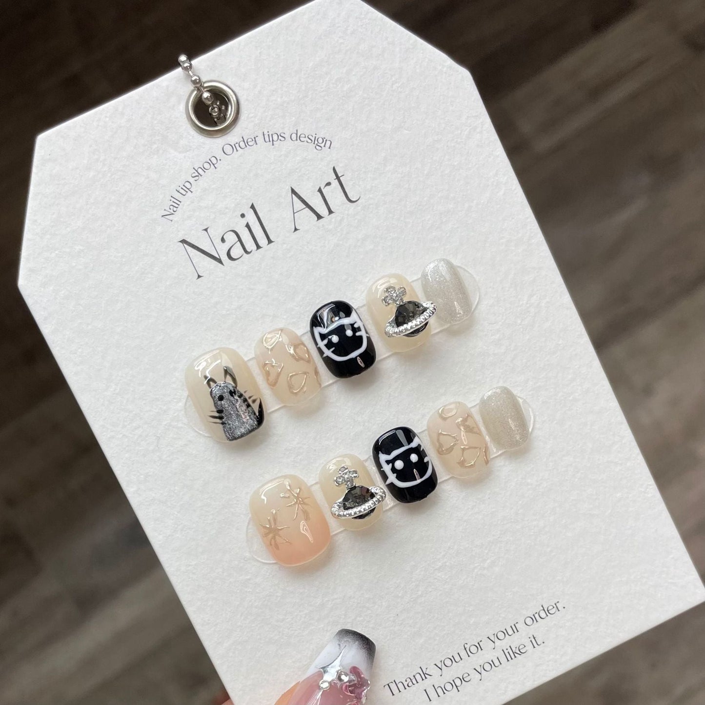 1024- Handmade press on nail