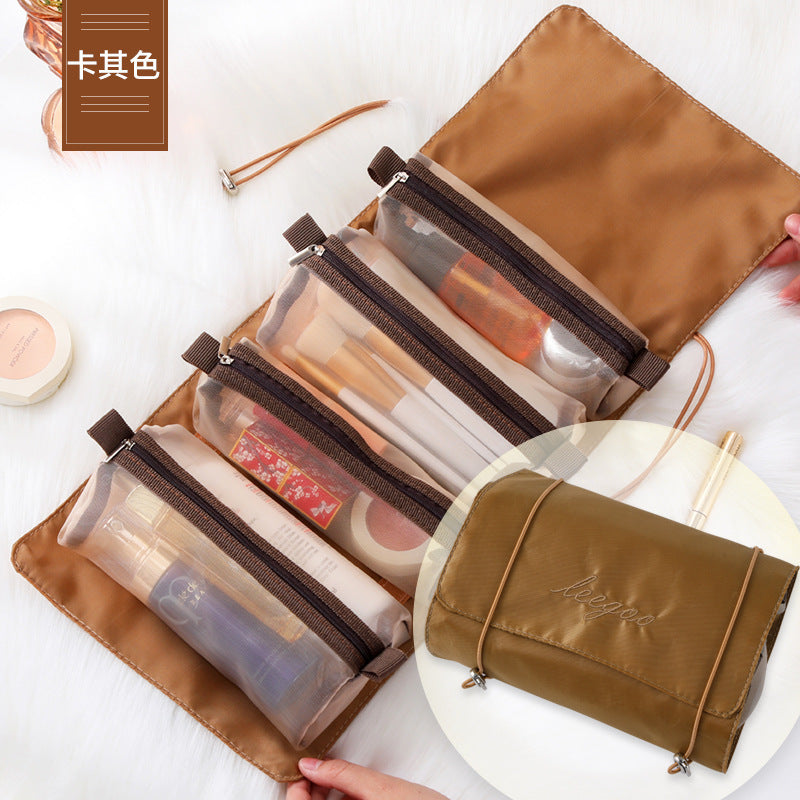 Four-in-one cosmetic bag