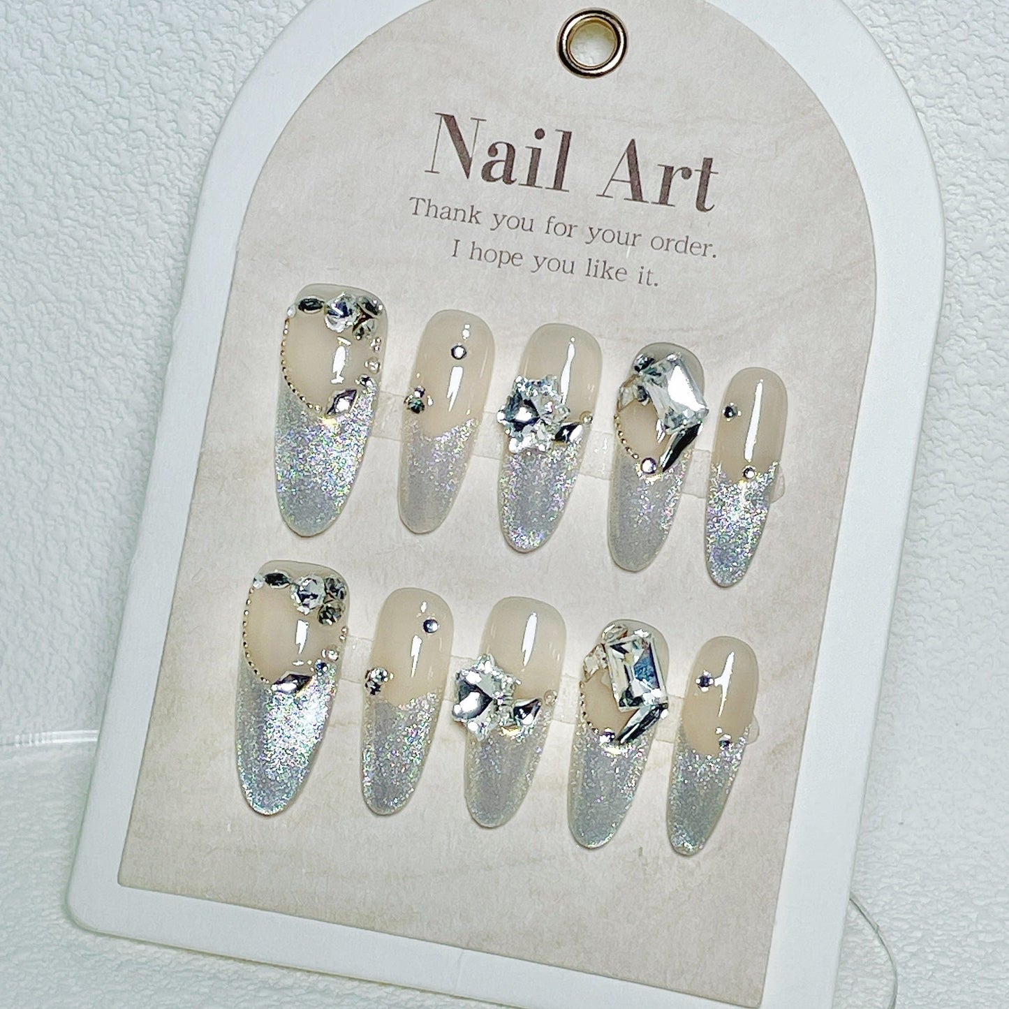 0957- Handmade press on nails