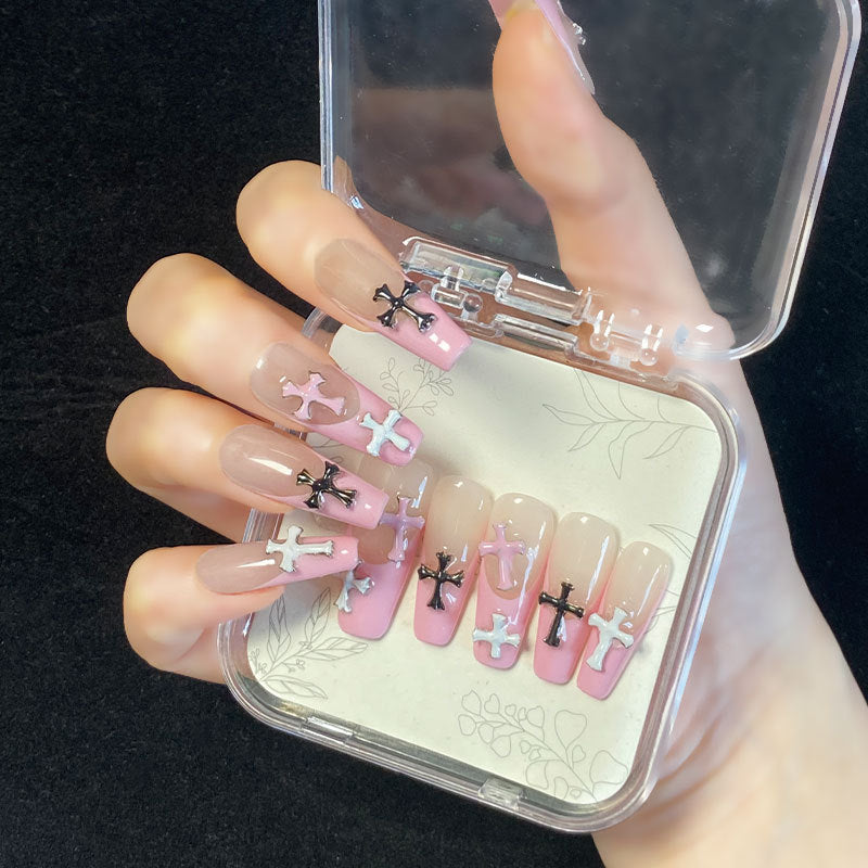 0947- Handmade press on nails