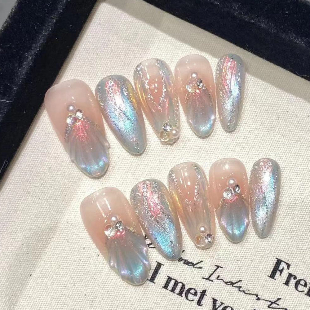 0949- Handmade press on nails