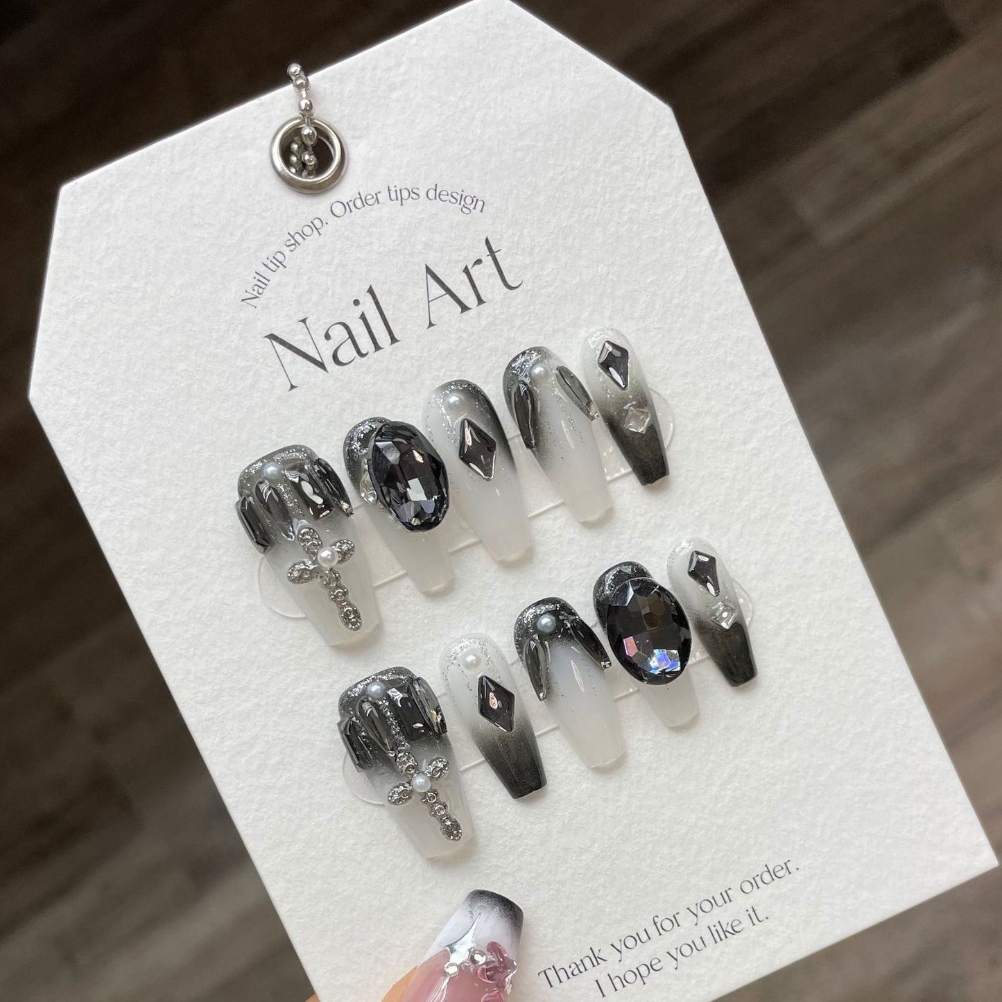 1024- Handmade press on nail