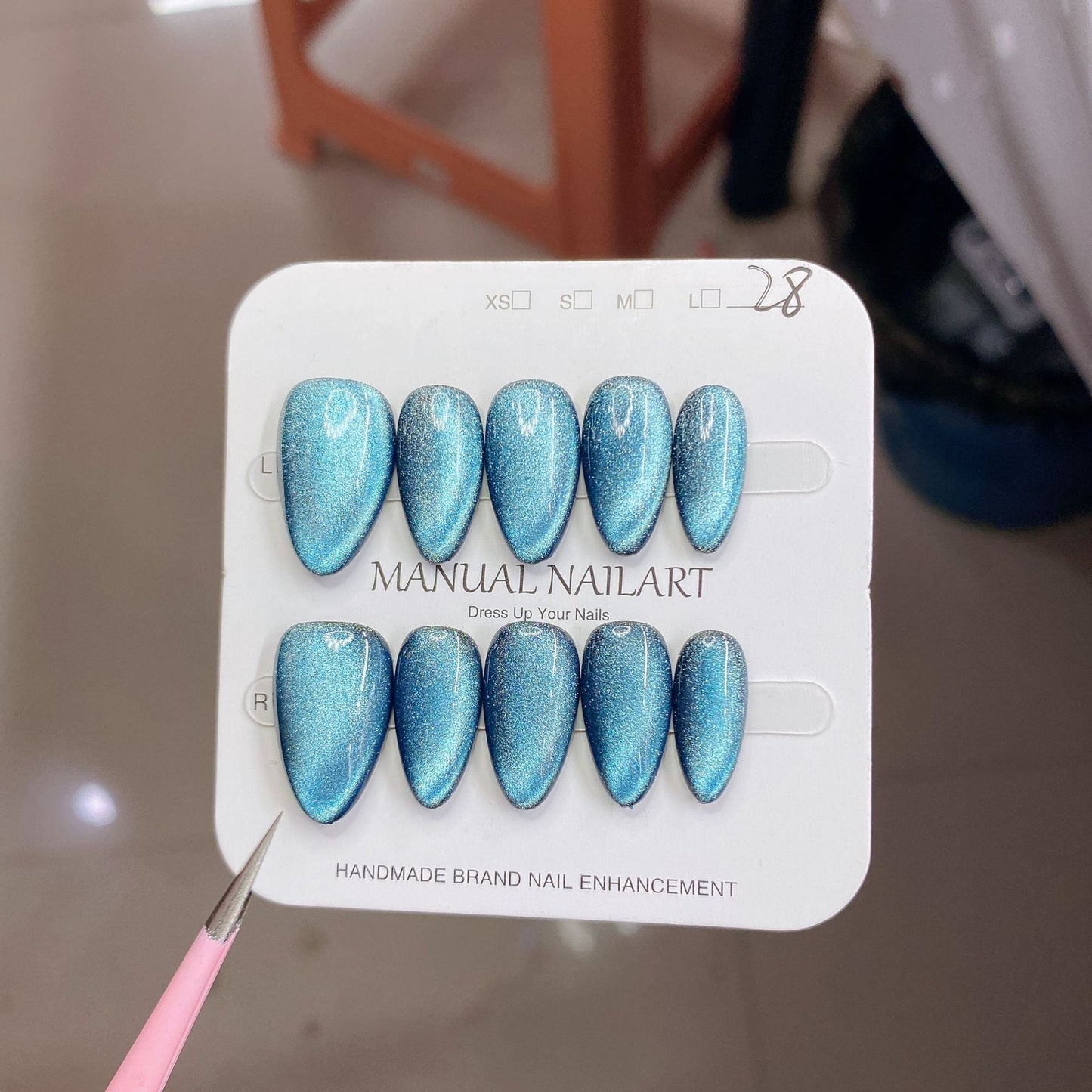 1026- Handmade press on nails