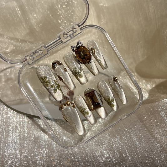 0948- Handmade press on nails