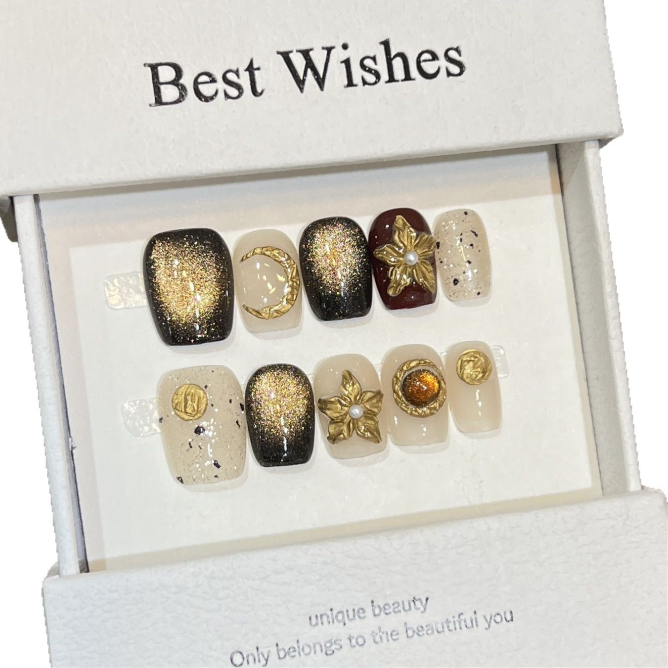 0969- Handmade press on nails