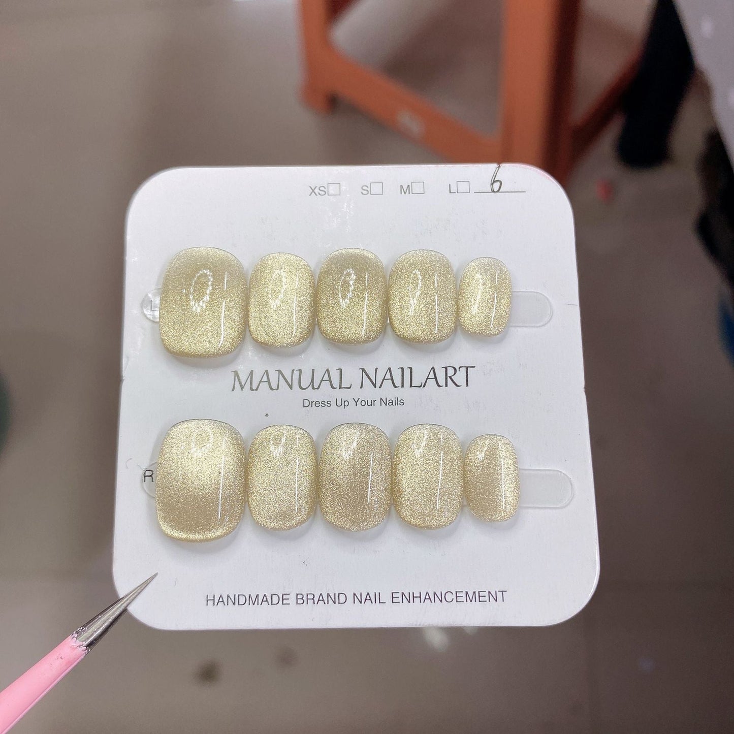 0965- Handmade press on nails