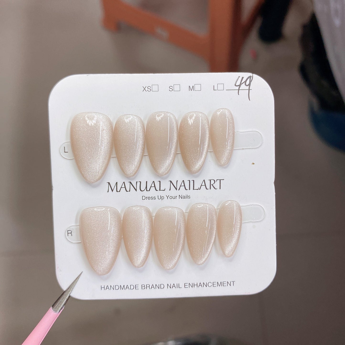 0965- Handmade press on nails